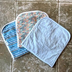 Copper pearl burp cloth